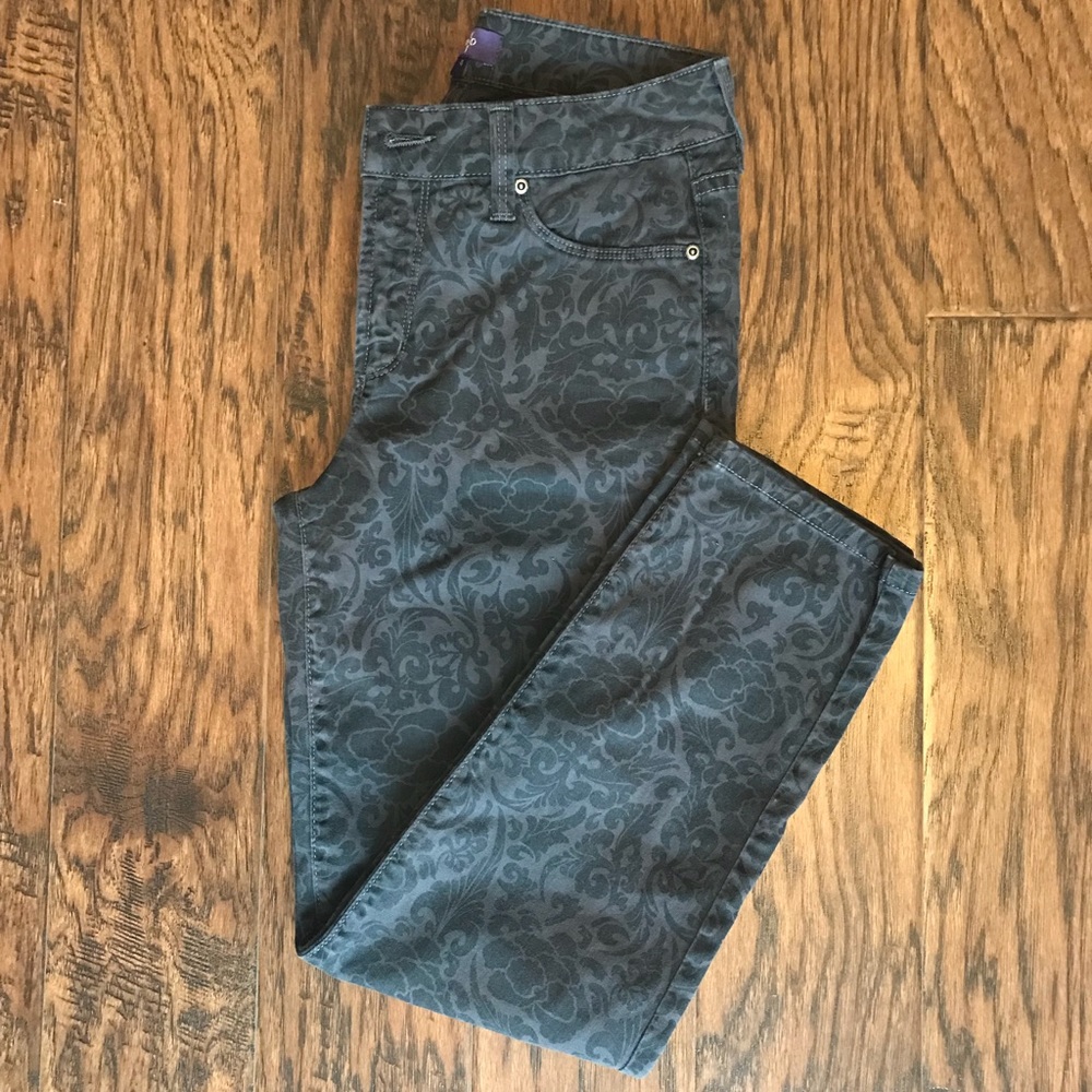 NYDJ damask print jeans